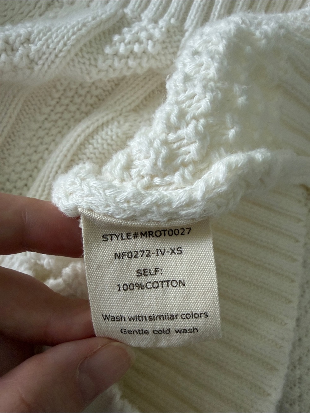 New Neuflora Ivory Embroidered Cardigan XS - Picture 6 of 6